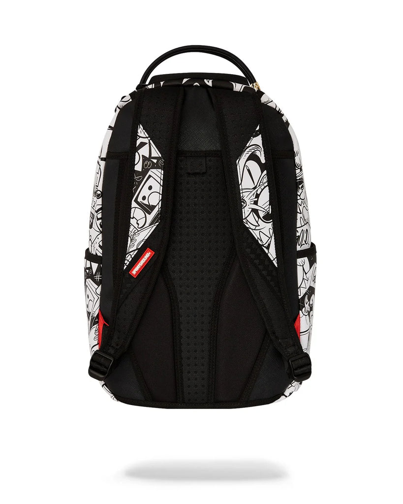 ZAINO SPRAYGROUND ART6852 HEAVY SHARKMOUTH DOODLE DLXSV BACKPACK