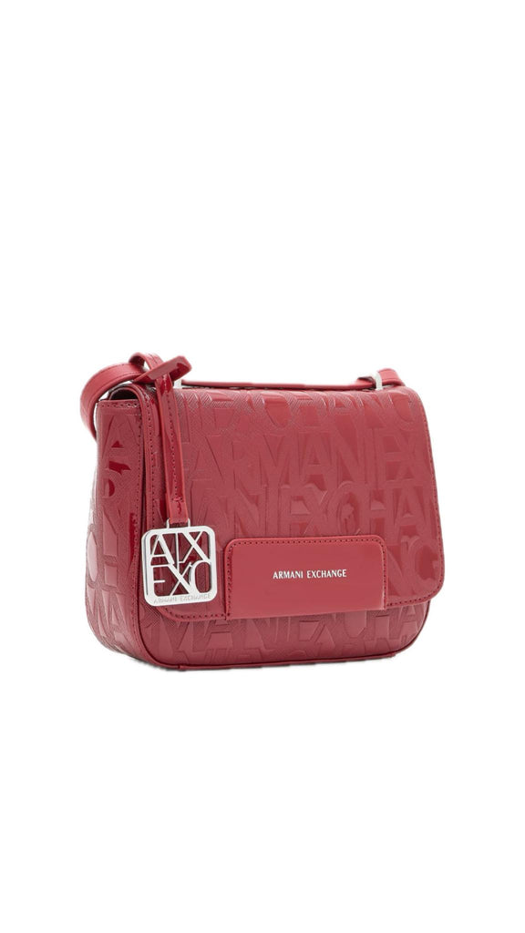 Borsa Armani Exchange XW001577 AF17290 Tracolla logata in vernice