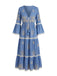 Abito Alessia & Massimo Blu Bohemian VE2435