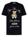 T-Shirt Over Grafica Orsetto Con Fiocco Italiano DV0710