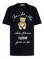 T-Shirt Over Grafica Orsetto Con Fiocco Italiano DV0710