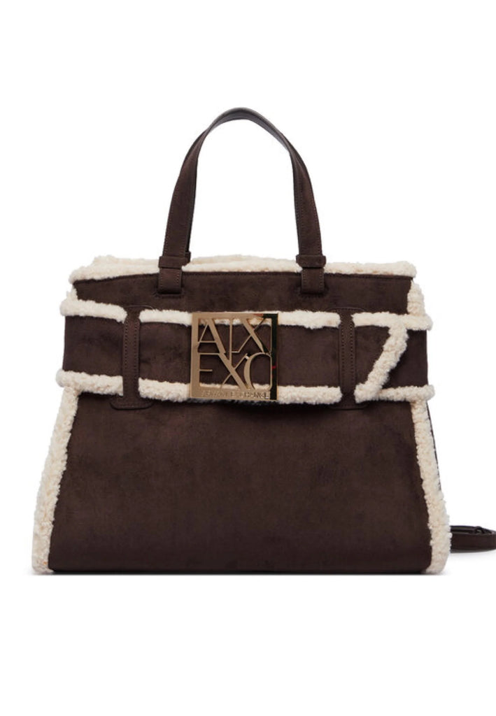 Borsa Armani  Exchange XW000285 AF26995 Susy Soft Shearling Shopper