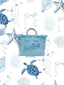 Borsa Saint Barth Vanity MIni Azzurra Con Strass VAMI001 00404L