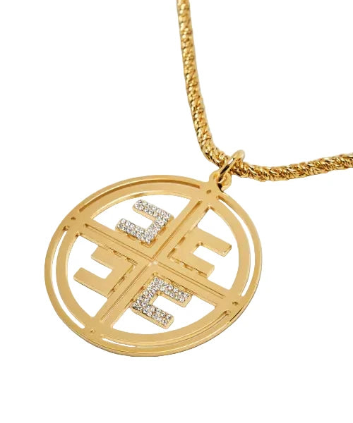 Collana Elisabetta Franchi CO41B67E2 lunga con medaglione