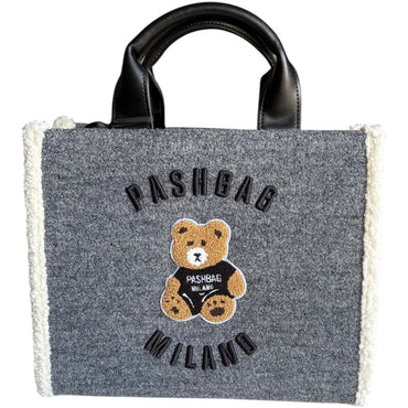 Borsa Pash Bag 18755 Marge Shepherd Wool Tote Big