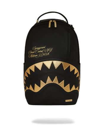 ZAINO SPRAYGROUND ART7166 SHARK CENTRAL GOLD DLXSV BACKPACK