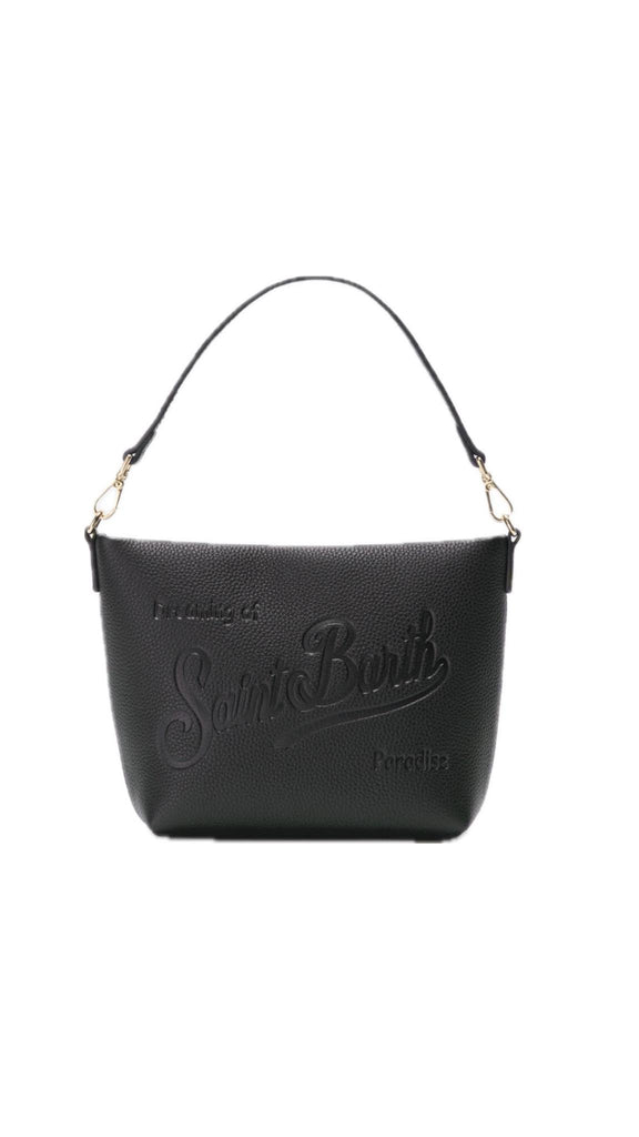 Borsa Saint Barth ALI0034 005321 a spalla Aline Bag in pelle martellata