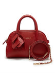 Borsa Tosca blu TF2616B41 bauletto piccolo Juliette rosso con fiore pendente
