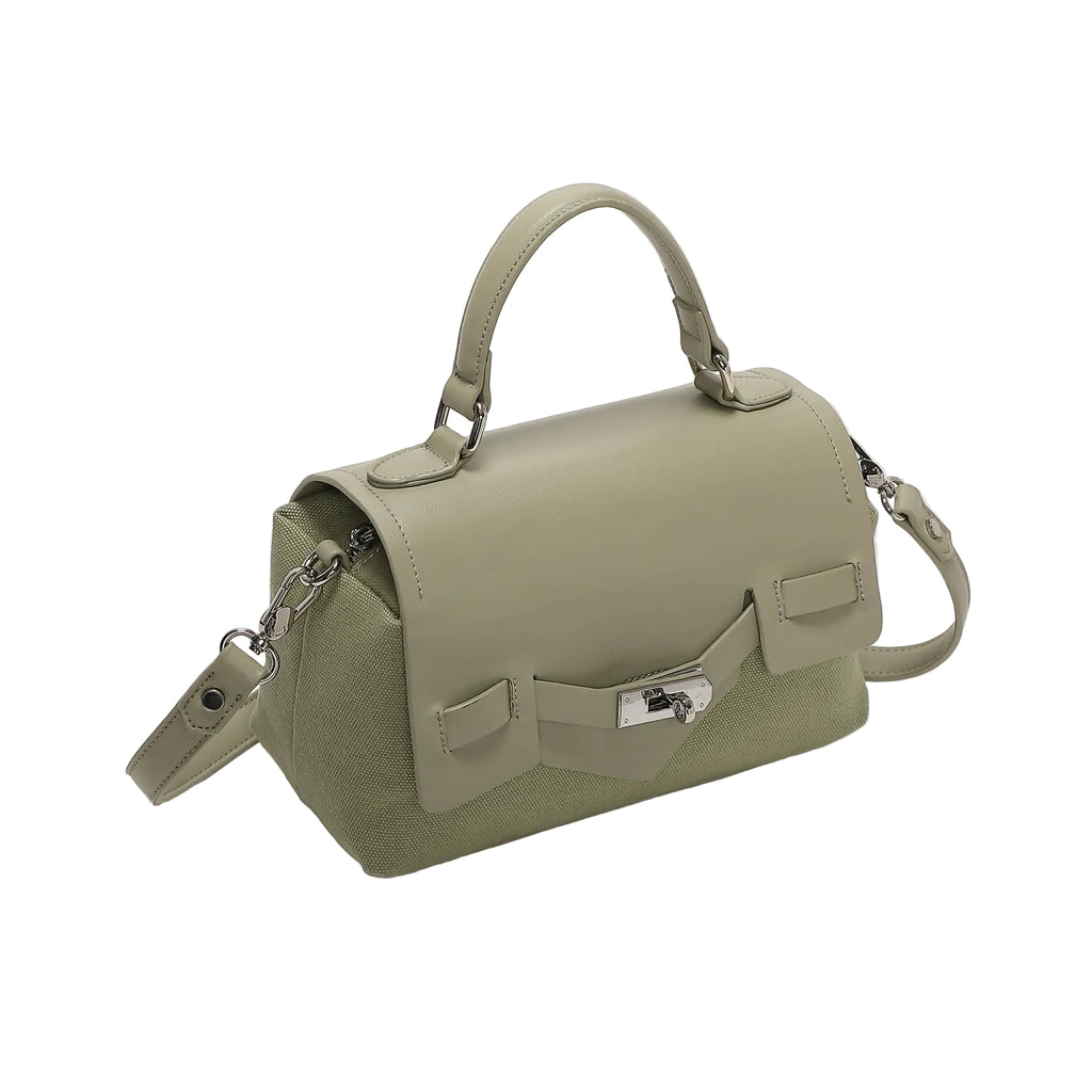 Borsa Mimì Muà Bauletto Con Patta E Canvas H201405
