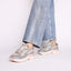 Sneaker Tosca Blu SS2608S083 Mirabel in pelle scamosciata e tessuto colore rosa/grigio