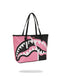 BORSA SPRAYGROUND 8278 PINK AND BLACK TEAR SIP TOTE