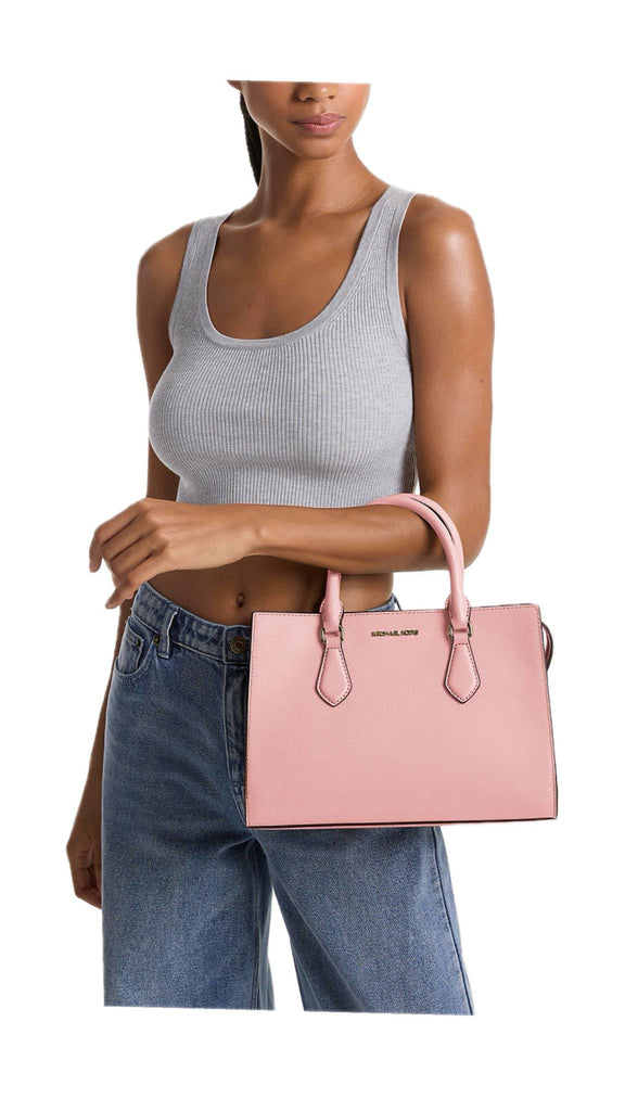 Borsa Michael Kors Sheila MD CZ Satchel Bauletto