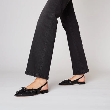 Scarpe Tosca Blu SS2519S180  Slingback Iris in pelle con cerchietti colore nero