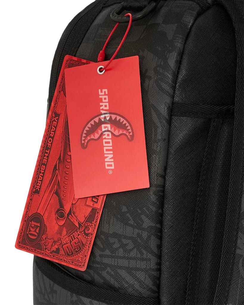 ZAINO SPRAYGROUND ART7055 TORN GRAFF CHECK DLXSV BACKPACK