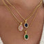 Collana Cherie Seychelles con corona e cristallo