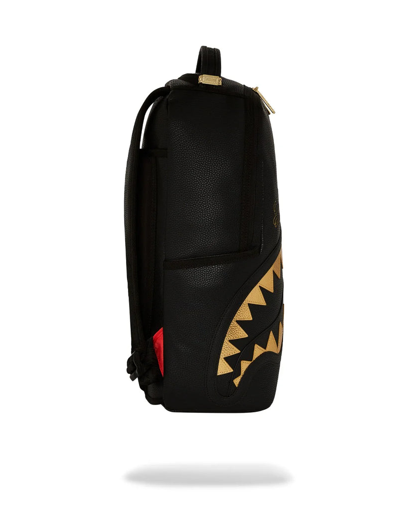 ZAINO SPRAYGROUND ART7166 SHARK CENTRAL GOLD DLXSV BACKPACK
