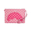 POUCHETTE SPRAYGROUND 9014 PINK SHARKS IN PARIS PATCH CROSSBODY CLUTCH