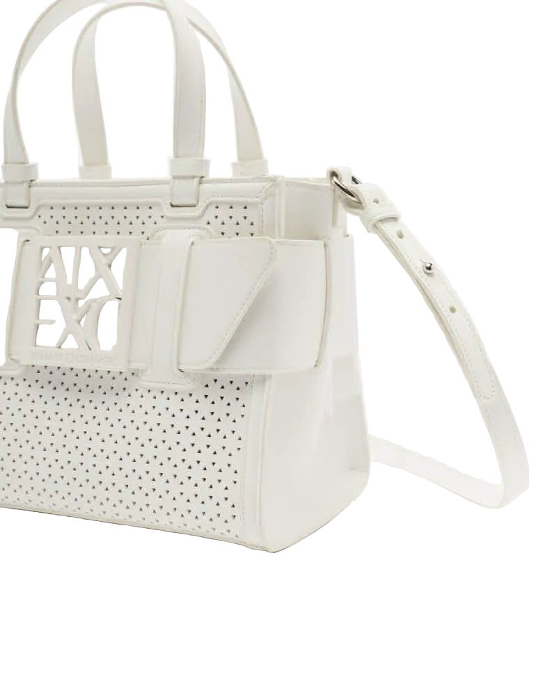 Borse Armani Exchange XW000392 AF22626 tote medium traforata