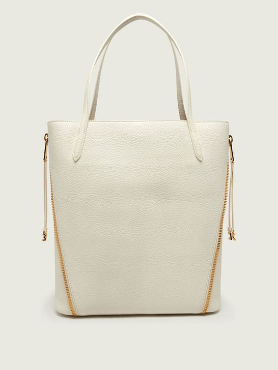 Borsa Elisabetta Franchi BS24A66E2 shopper bag con zip gold laterali