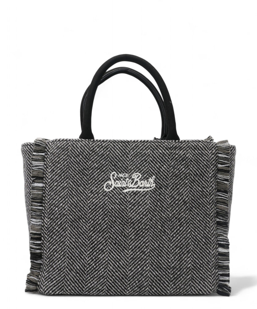 Borsa Saint Barth COL0029 002981 Colette Wool in misto lana spigata
