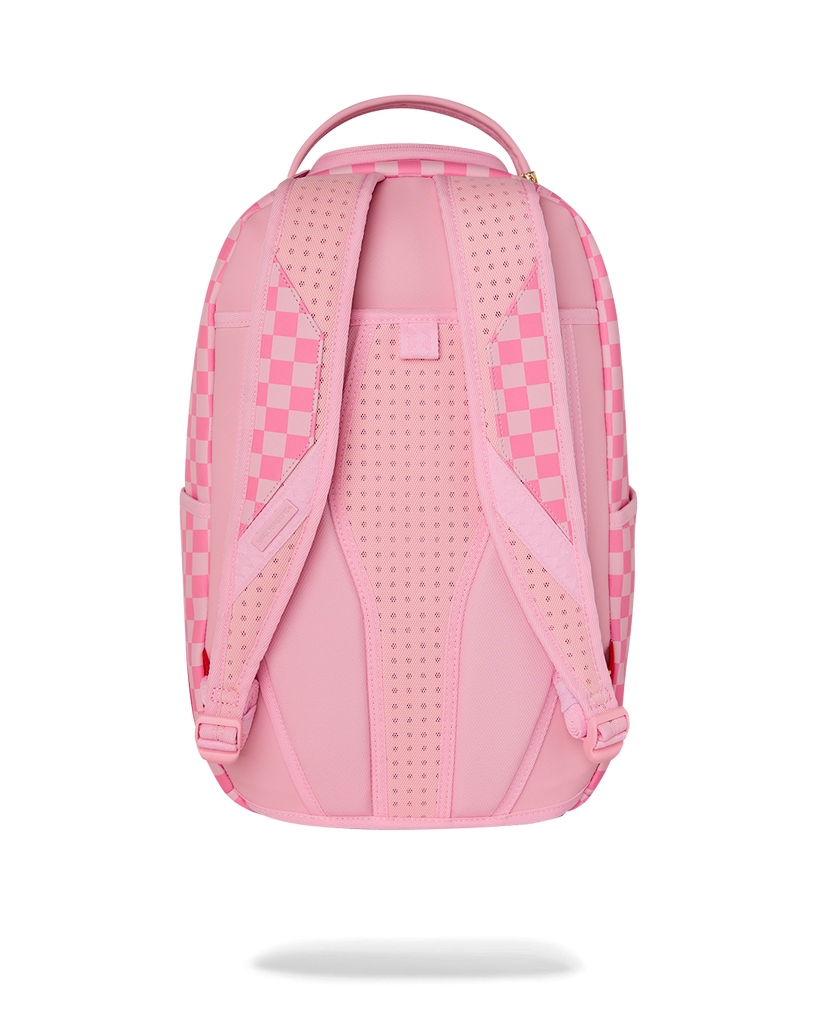 ZAINO SPRAYGROUND 8717 PINK SHARKS IN PARIS PATCH BACKPACK