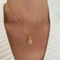 Collana Cherie bijoux Kate con corona e cristallo