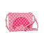 POUCHETTE SPRAYGROUND 9014 PINK SHARKS IN PARIS PATCH CROSSBODY CLUTCH