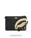 POCHETTE SPRAYGROUND 8271 GOLD AND DANGEROUS CROSSOVER CLUTCH