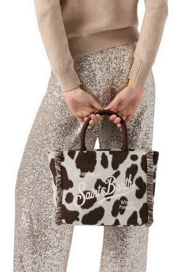 Borsa Sainth Barth VAMI024 014341 Vanity Mini Felt in misto lana muccata