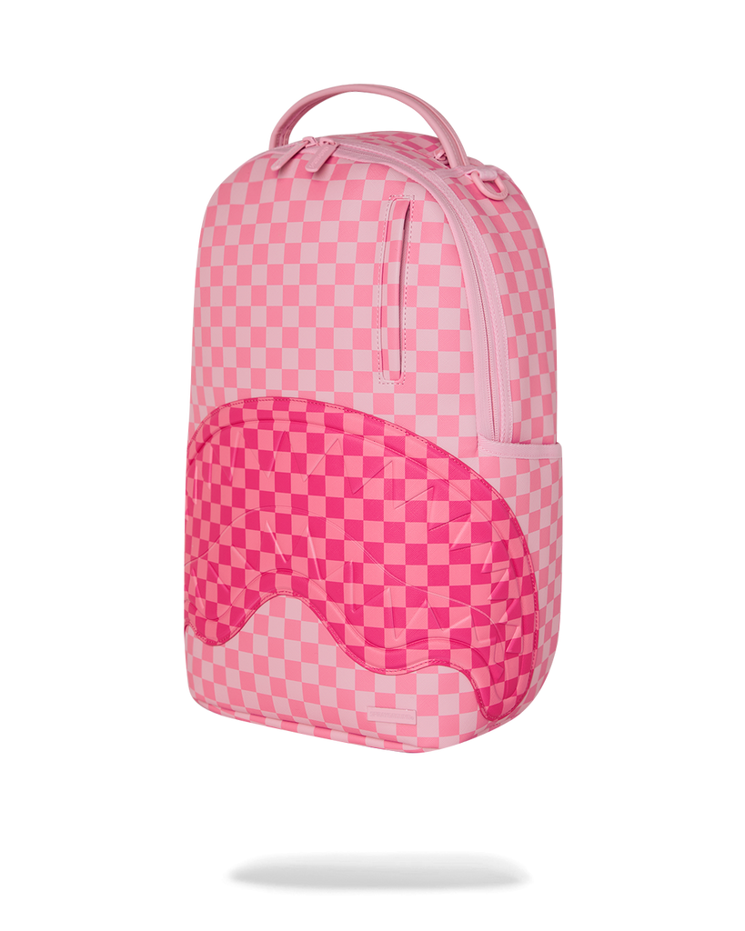 ZAINO SPRAYGROUND 8717 PINK SHARKS IN PARIS PATCH BACKPACK