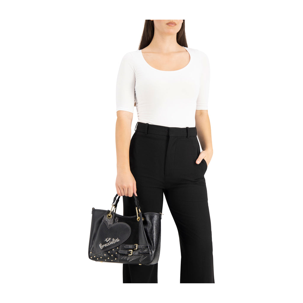 Borsa Braccialini Amy Patchwork B19201 Tote Medium