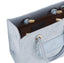 Borsa Elisabetta Franchi BS83A52E2 Tote piccola in rafia jacquard sky blue