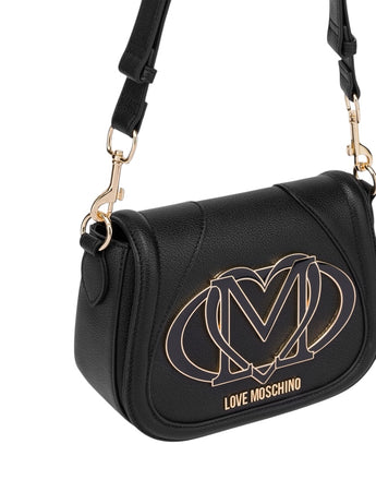 Borsa Love Moschino JC4007 Tracolla logo smaltato nero