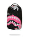 ZAINO SPRAYGROUND ART7631 SHARK CENTRAL SORBET HAND PAINTED DLX-COTTON BACKPACK