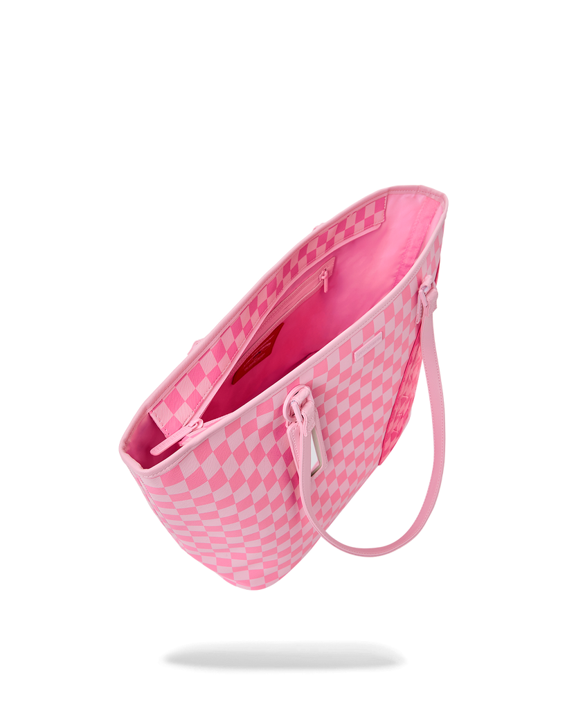 BORSA SPRAYGROUND 9015 PINK SHARKS IN PARIS PATCH SHOPPER