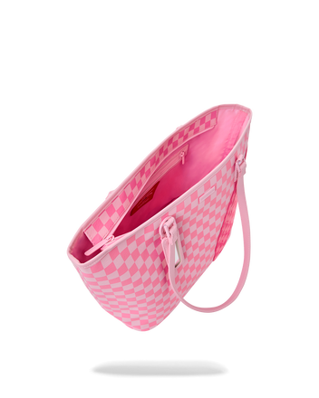 BORSA SPRAYGROUND 9015 PINK SHARKS IN PARIS PATCH SHOPPER