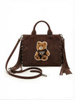 Borsa Pashbag 20143 Mini Marge Tote in suede a tracolla