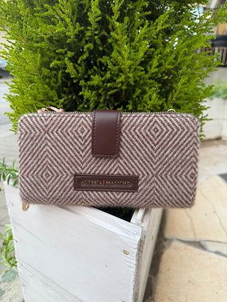 Portafoglio Alessia & Massimo 5199 Zip Around spigato