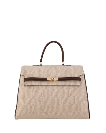 Borsa Alessia & Massimo 5198 Handle Bag Tessuto Spigato