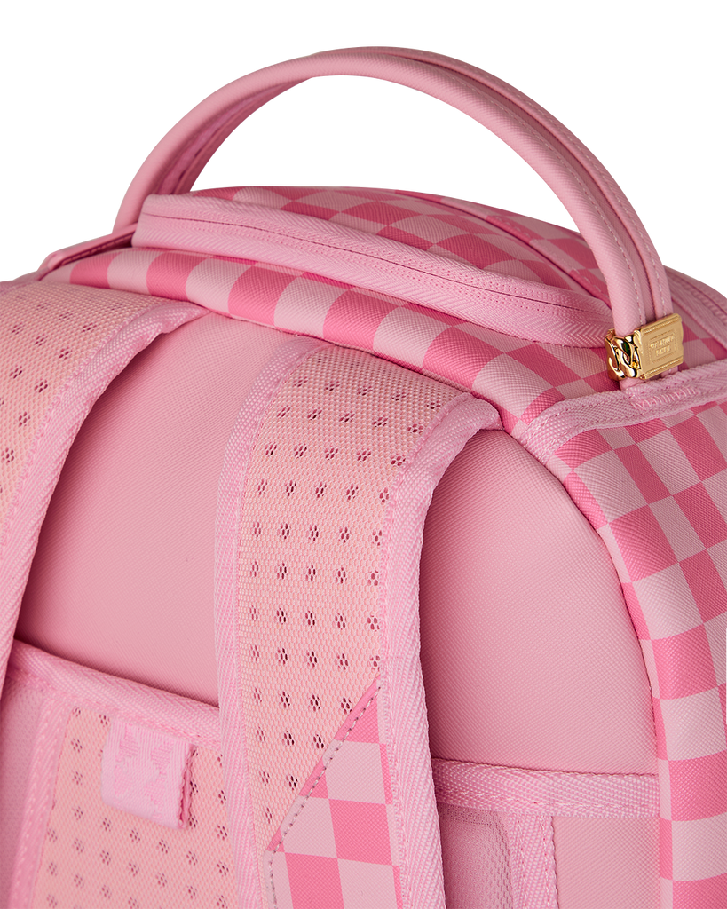 ZAINO SPRAYGROUND 8717 PINK SHARKS IN PARIS PATCH BACKPACK