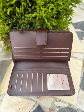 Portafoglio Alessia & Massimo 5199 Zip Around spigato