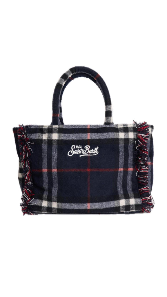 Borsa Saint Barth COL0029 035251 Colette Wool Tartan Big