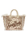 Borsa Mare Saint Barth Vanity In Canvas Con Bandana Beige VANI001 02565L