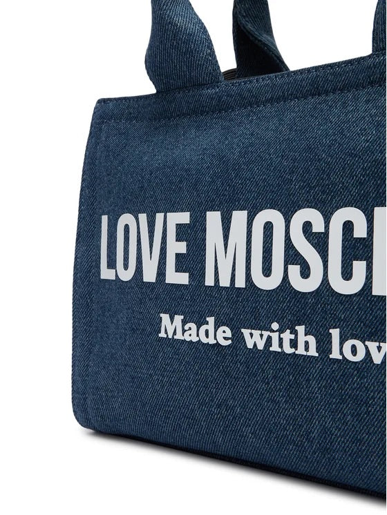 Borsa Love Moschino JC4055 Tote in denim medium