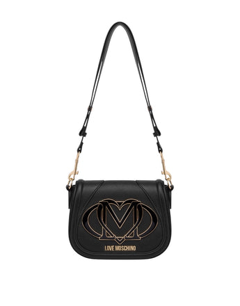Borsa Love Moschino JC4007 Tracolla logo smaltato nero
