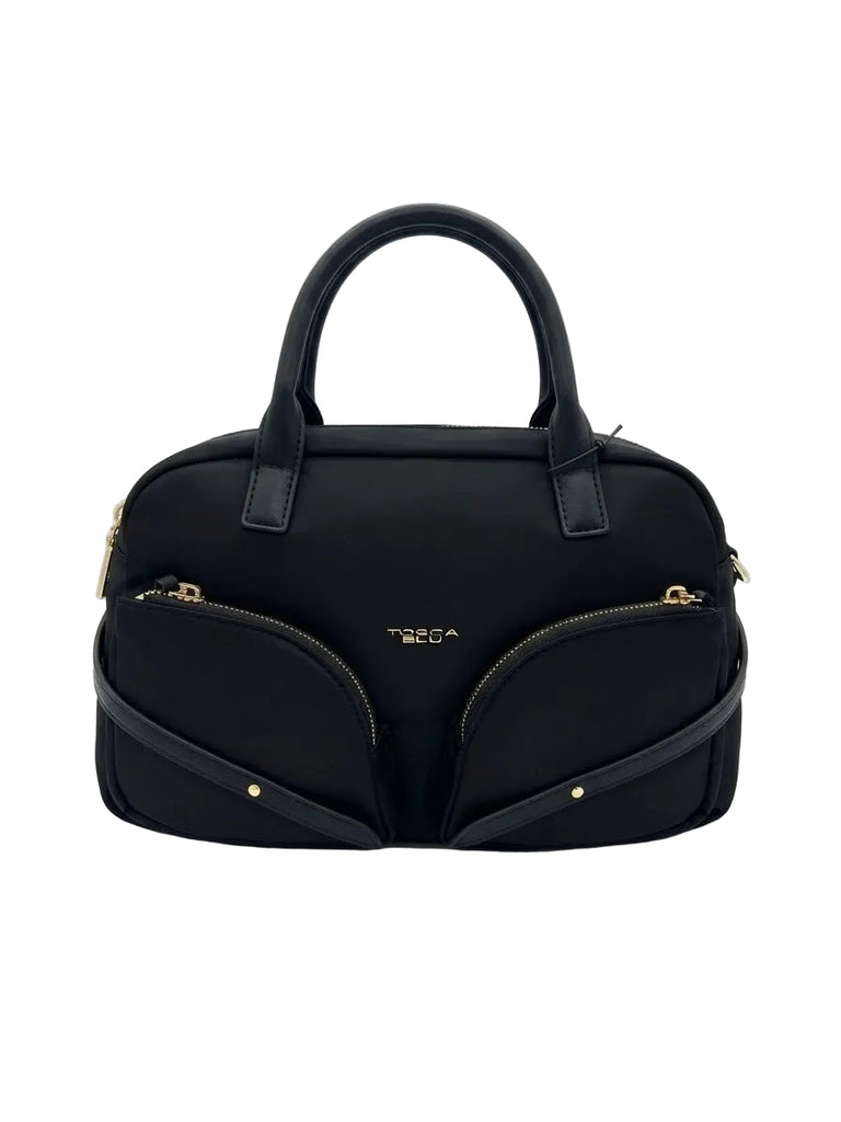Borsa Tosca blu TF26EB362 bauletto medio in nylon Central park