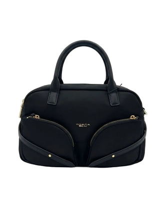 Borsa Tosca blu TF26EB362 bauletto medio in nylon Central park