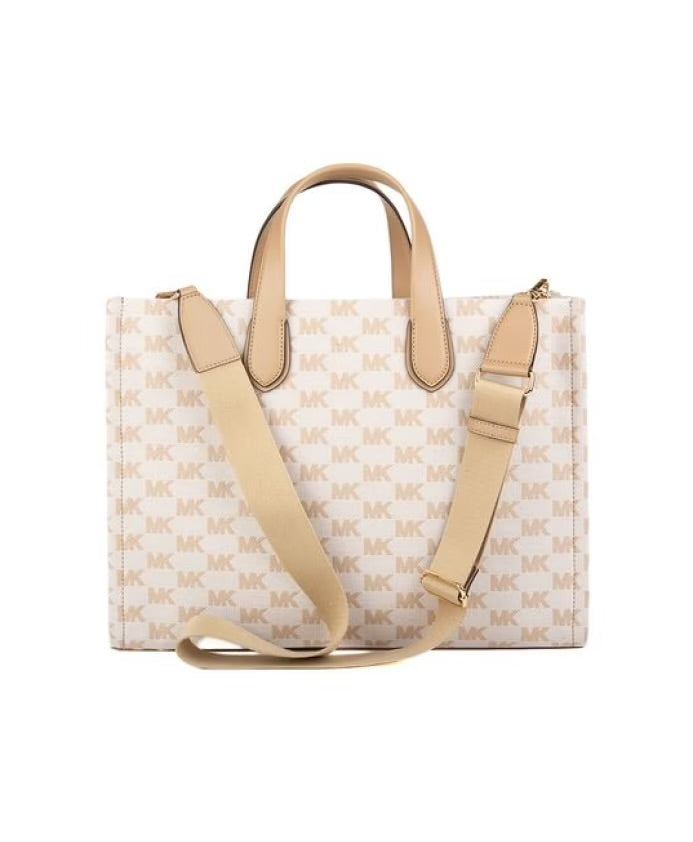 Borsa Michael Kors 38S5S3GT3J tote Gigi grande con logo jacquard