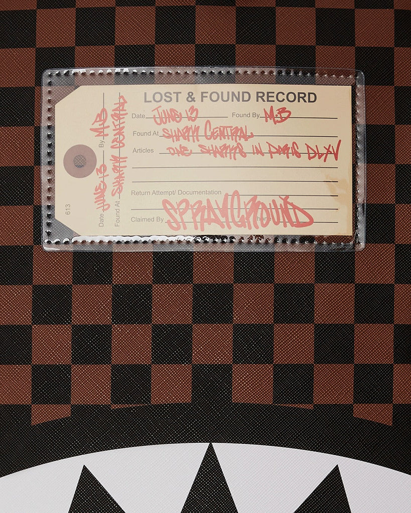 ZAINO SPRAYGROUND ART7687 SHARKS IN PARIS LOST & FOUND BACKPACK