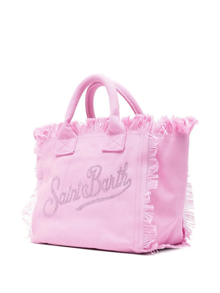 Borsa Saint Barth Colette Rosa Con Logo In Strass COL0001 00403L